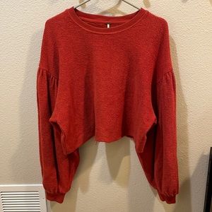 Free People crop sweater